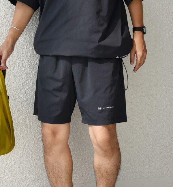 SHIPS any「【WEB限定】SHIPS any:ワッシャーナイロン スピンドル Tシャツ＋イージーショーツ セットアップ◆」|Tシャツ・カットソー|