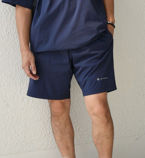 SHIPS any「【WEB限定】SHIPS any:ワッシャーナイロン スピンドル Tシャツ＋イージーショーツ セットアップ◆」|Tシャツ・カットソー|