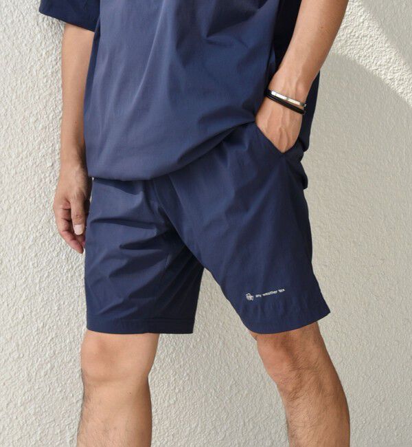 SHIPS any「【WEB限定】SHIPS any:ワッシャーナイロン スピンドル Tシャツ＋イージーショーツ セットアップ◆」|Tシャツ・カットソー|