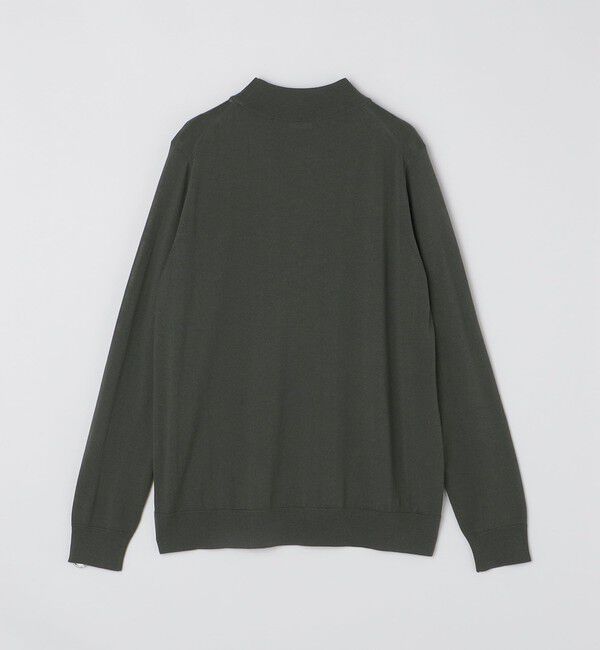 SHIPS「SHIPS:〈手洗い可能〉HANDFRAME 16ゲージ モックネック ニット」|ニット・セーター|