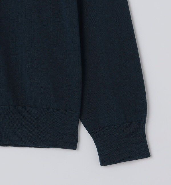 SHIPS「SHIPS:〈手洗い可能〉HANDFRAME 16ゲージ モックネック ニット」|ニット・セーター|