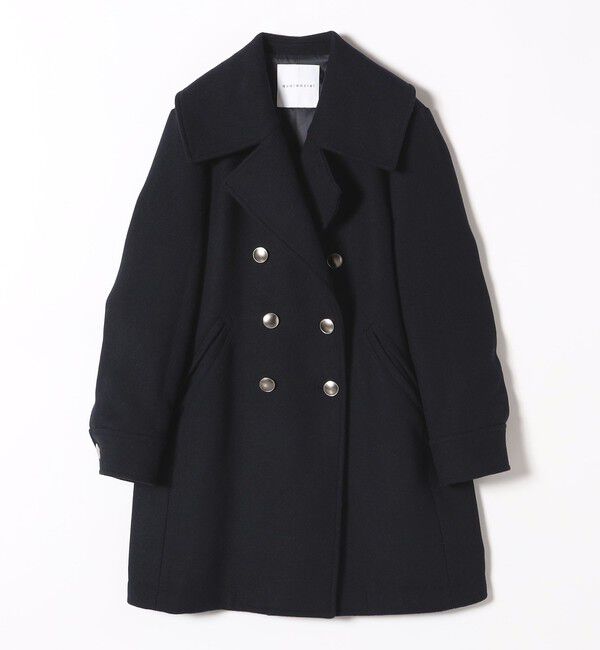 quaranciel「quaranciel: メルトン ビッグ カラー Pコート」|ピーコート|