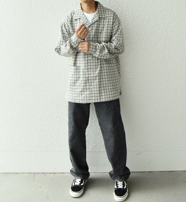 SHIPS any「SHIPS any: モノトーン チェック サイドポケット シャツ ジャケット◇」|シャツ・ブラウス|