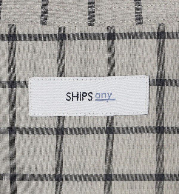SHIPS any「SHIPS any: モノトーン チェック サイドポケット シャツ ジャケット◇」|シャツ・ブラウス|