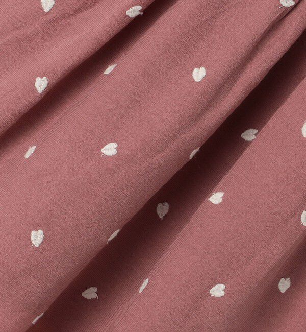 SHIPS Colors 「SHIPS Colors: 100～140cm /〈洗濯機可能〉ハート エンブロイダリー ワンピース」|ワンピース|