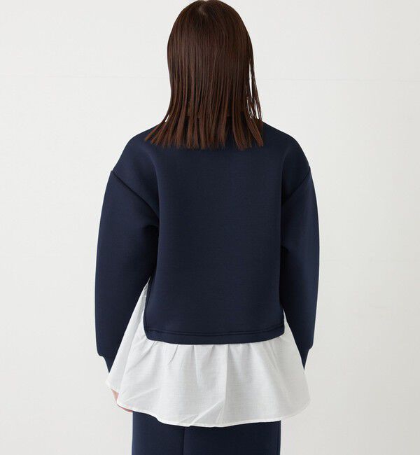 SHIPS Colors 「SHIPS Colors:〈洗濯機可能〉ダンボール フハクドッキング トップス」|Tシャツ・カットソー|