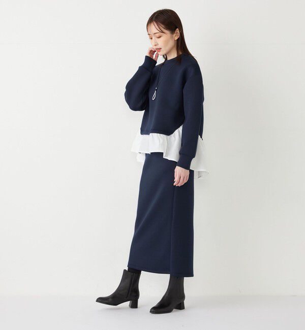 SHIPS Colors 「SHIPS Colors:〈洗濯機可能〉ダンボール フハクドッキング トップス」|Tシャツ・カットソー|