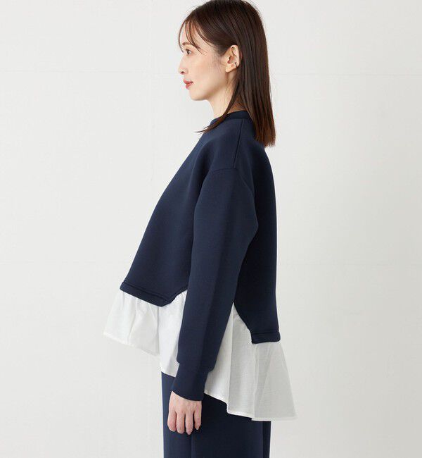 SHIPS Colors 「SHIPS Colors:〈洗濯機可能〉ダンボール フハクドッキング トップス」|Tシャツ・カットソー|