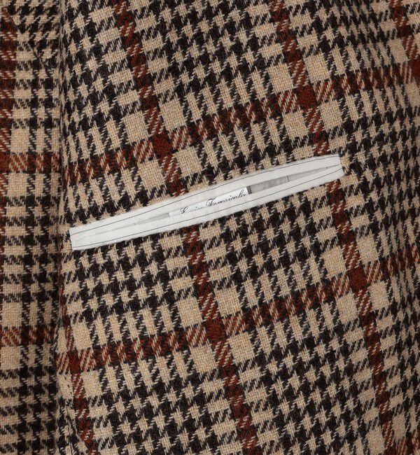 SHIPS「【 SHIPS別注】Errico Formicola: ウール チェック ジャケット」|テーラードジャケット|