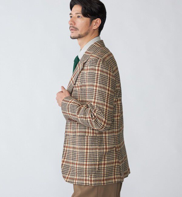 SHIPS「【 SHIPS別注】Errico Formicola: ウール チェック ジャケット」|テーラードジャケット|
