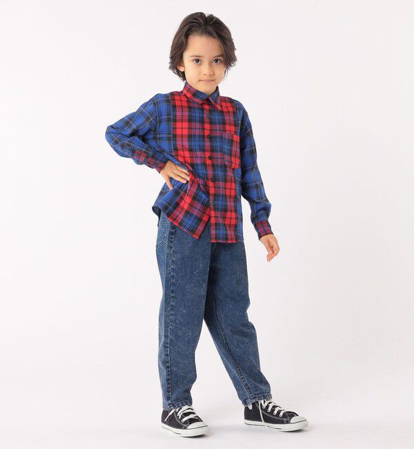 SHIPS KIDS「SHIPS KIDS:100～130cm / チェック パターン シャツ」|シャツ・ブラウス|