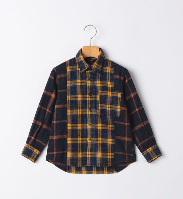 SHIPS KIDS「SHIPS KIDS:100～130cm / チェック パターン シャツ」|シャツ・ブラウス|