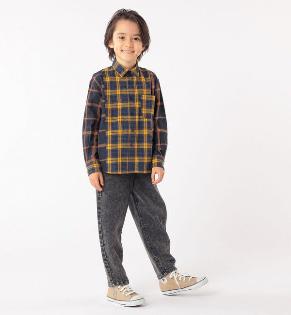 SHIPS KIDS「SHIPS KIDS:100～130cm / チェック パターン シャツ」|シャツ・ブラウス|