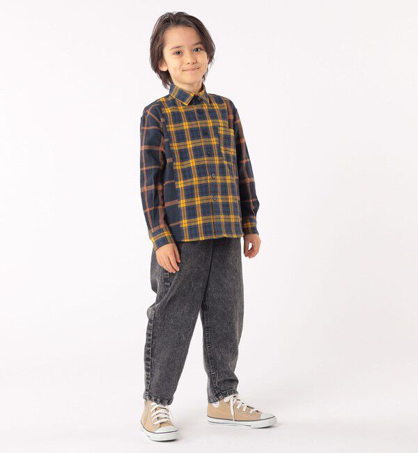 SHIPS KIDS「SHIPS KIDS:100～130cm / チェック パターン シャツ」|シャツ・ブラウス|