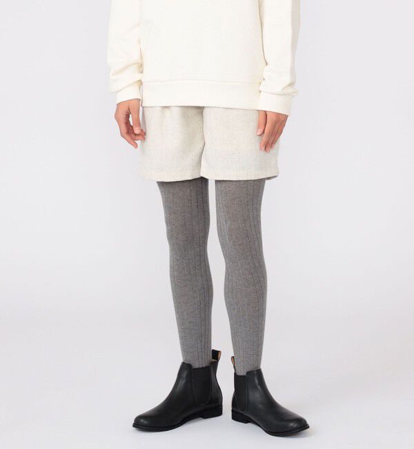 SHIPS KIDS「SHIPS KIDS:140～150cm / ツイード タック キュロット」|キュロット|