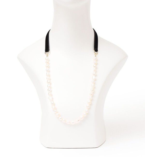 SHIPS for women「淡水パール リボン ネックレス」|ネックレス|