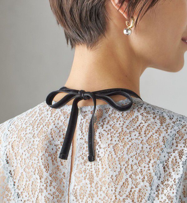 SHIPS for women「淡水パール リボン ネックレス」|ネックレス|