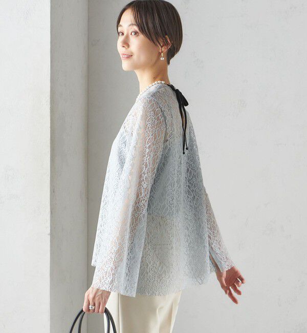 SHIPS for women「淡水パール リボン ネックレス」|ネックレス|