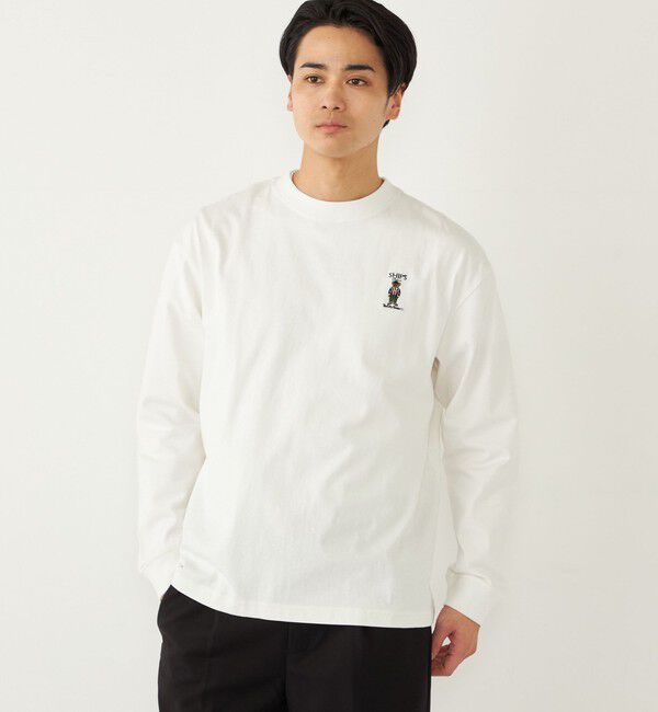 SHIPS Colors 「SHIPS Colors:TeddyBear(R) ワンポイント ロングスリーブ Tシャツ◇」|Tシャツ・カットソー|