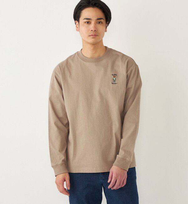 SHIPS Colors 「SHIPS Colors:TeddyBear(R) ワンポイント ロングスリーブ Tシャツ◇」|Tシャツ・カットソー|
