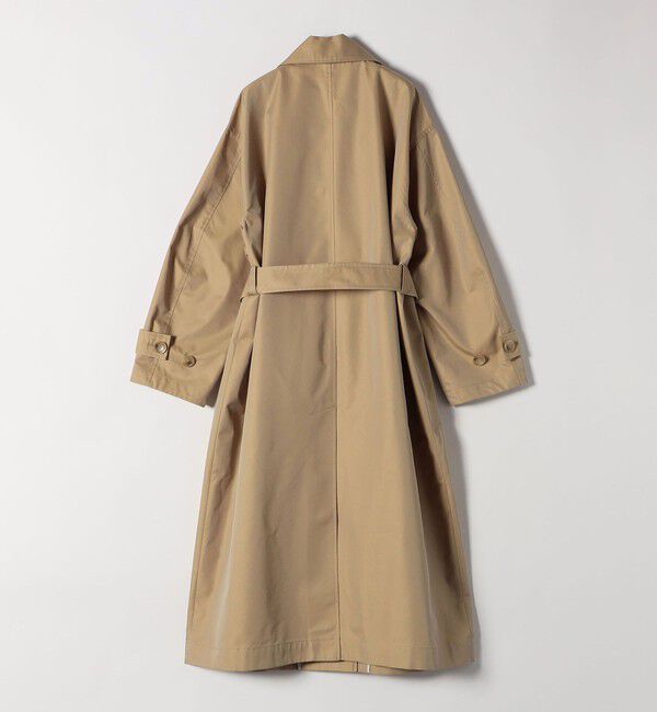 SHIPS any「SHIPS any:〈手洗い可能〉シャンブレー バルマカーン ロング コート」|トレンチコート|