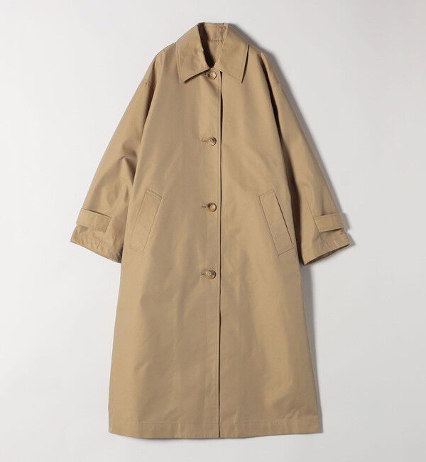SHIPS any「SHIPS any:〈手洗い可能〉シャンブレー バルマカーン ロング コート」|トレンチコート|