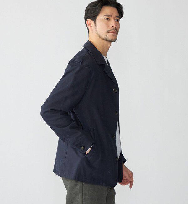 SHIPS「SHIPS: ハイツイスト コットン オックス ユーティリティ ジャケット」|テーラードジャケット|