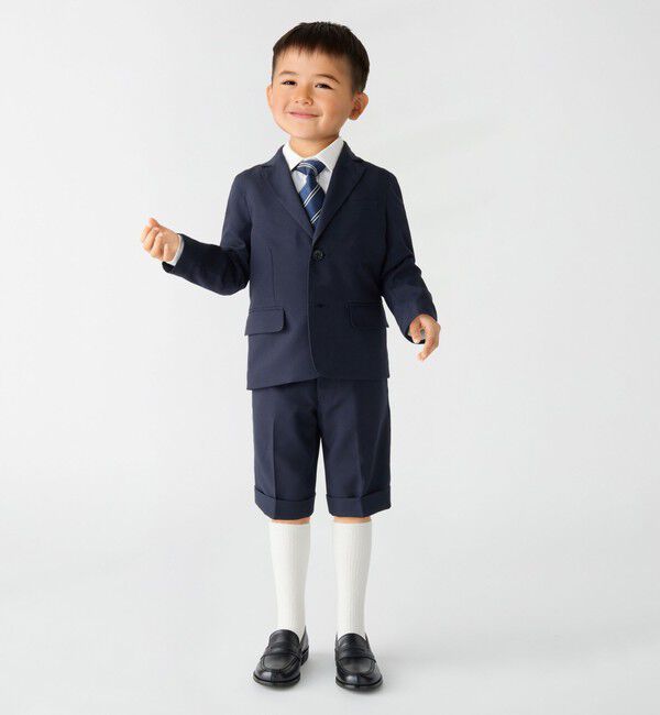 SHIPS Colors 「SHIPS Colors:110～130cm / オケージョン スーツ 4点セット」|スーツ|ライトホワイト
