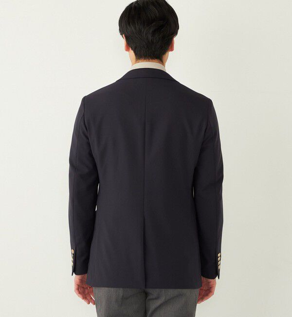 SHIPS Colors 「SHIPS Colors:〈手洗い可能〉シングルブレスト ネイビー ジャケット」|テーラードジャケット|