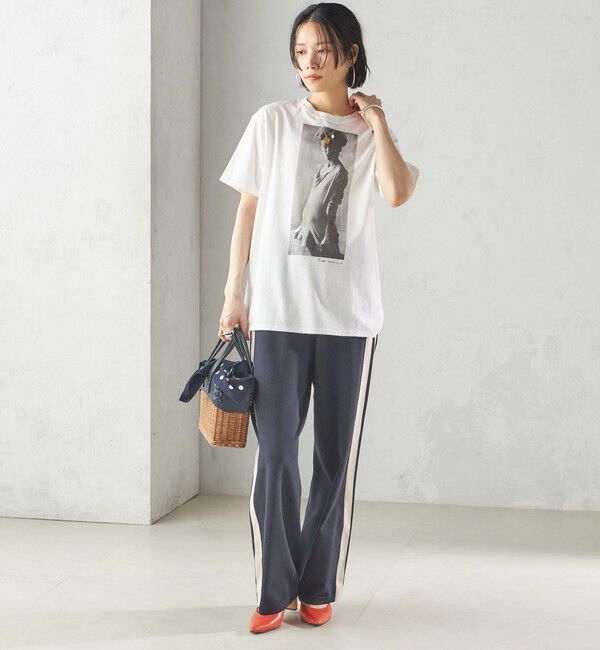 SHIPS for women「【SHIPS別注】COUTURE D'ADAM:50th ANNIV Sam Haskins フォト TEE」|Tシャツ・カットソー|