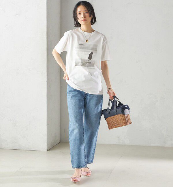 SHIPS for women「【SHIPS別注】COUTURE D'ADAM:50th ANNIV Sam Haskins フォト TEE」|Tシャツ・カットソー|