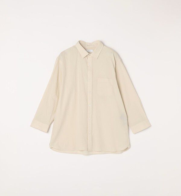 SHIPS any「SHIPS any:〈洗濯機可能〉コットン/リネン ７分袖 レギュラー シャツ 25SS◇」|シャツ・ブラウス|