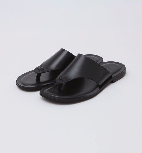 SHIPS「CORSO ROMA 9: トング サンダル」|サンダル|ブラック