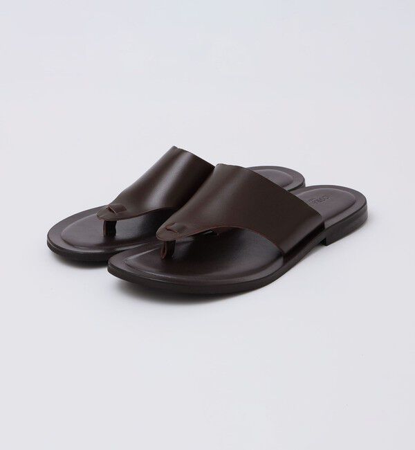 SHIPS「CORSO ROMA 9: トング サンダル」|サンダル|ブラウン