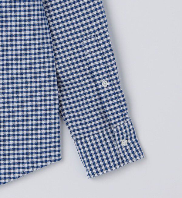 SHIPS「SHIPS: ワイドカラー ネイビー バリエーション チェック シャツ」|シャツ・ブラウス|