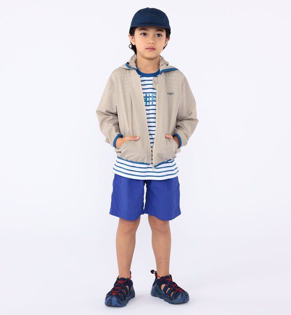 SHIPS KIDS「SHIPS KIDS:100～130cm /〈UVカット〉ジップ パーカ」|パーカー|