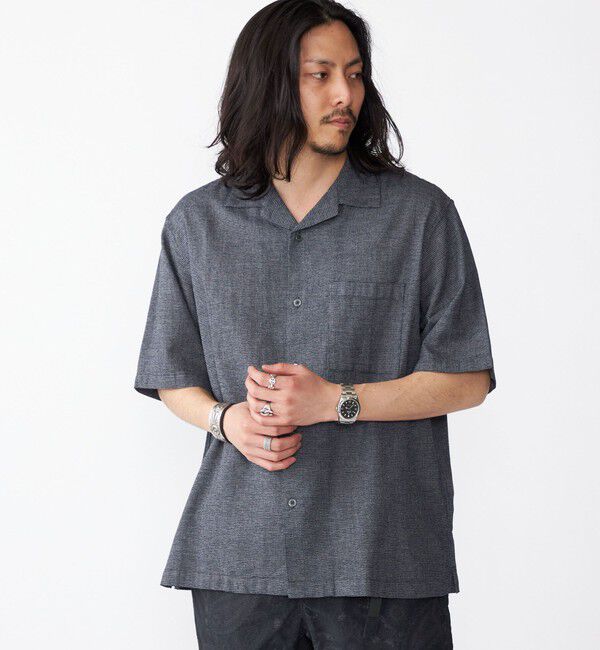 SHIPS「SHIPS: コットン パナマ ショートスリーブ シャツ」|シャツ・ブラウス|