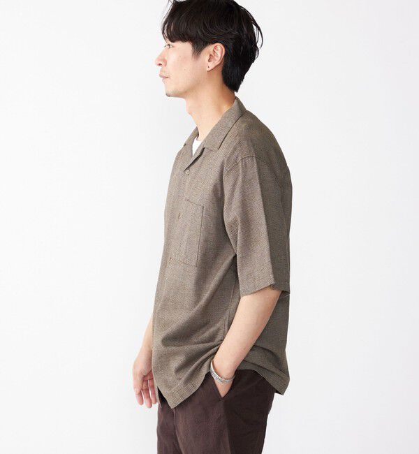 SHIPS「SHIPS: コットン パナマ ショートスリーブ シャツ」|シャツ・ブラウス|