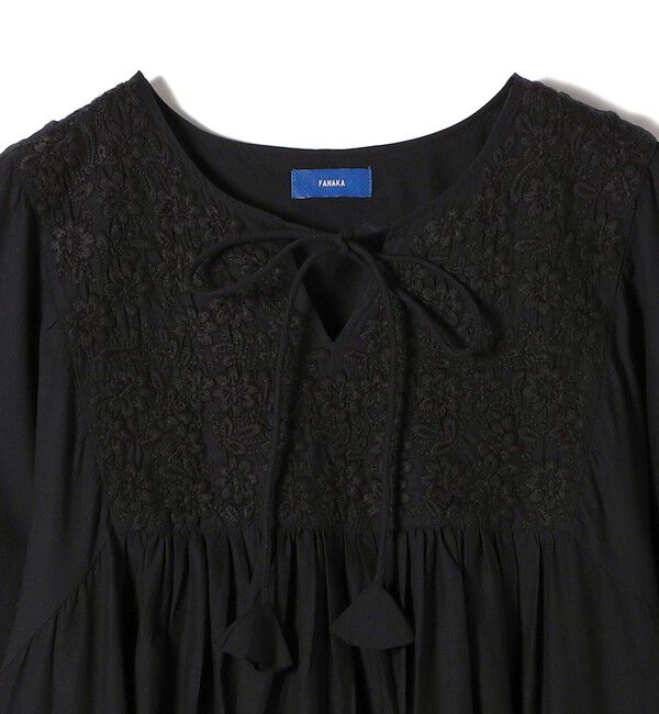 SHIPS for women「Fanaka:〈手洗い可能〉ベル スリーブ ワンピース」|ワンピース|