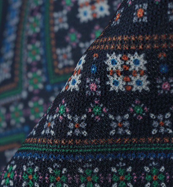 SHIPS Colors 「SHIPS Colors:〈洗濯機可能〉メッシュ 総柄 プリント シャツ」|シャツ・ブラウス|