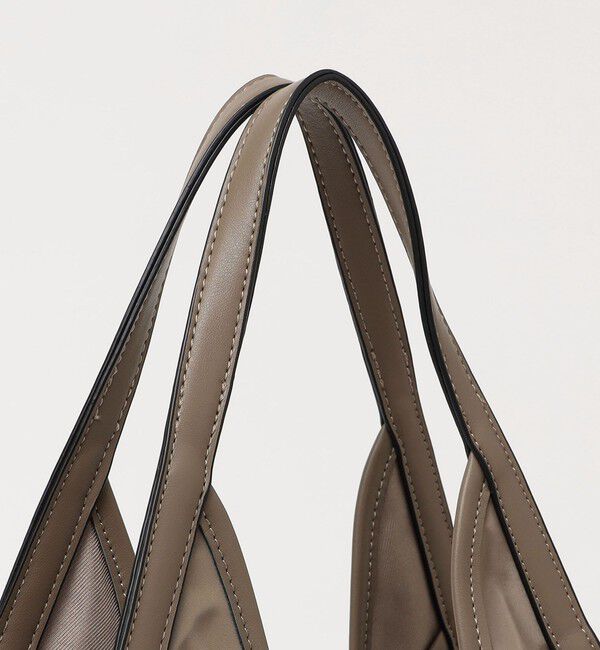 quaranciel「quaranciel: 金具デザイン Vカット トート バッグ」|トートバッグ|