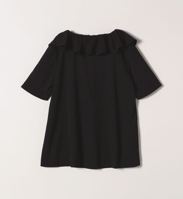 SHIPS any「【WEB限定】SHIPS any:〈洗濯機可能〉ラフ サテン フリルカラー ブラウス 25SS」|シャツ・ブラウス|