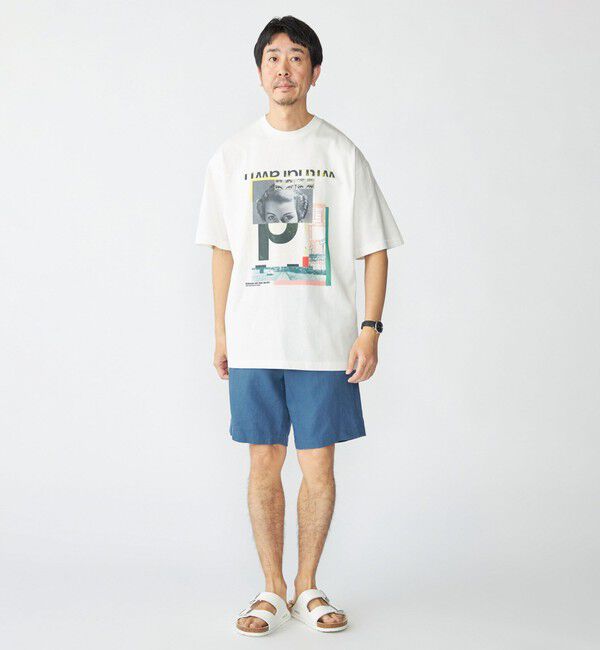 SHIPS「STUDIO BLANCHE: キリマンジャロ ワークス プリント Tシャツ」|Tシャツ・カットソー|