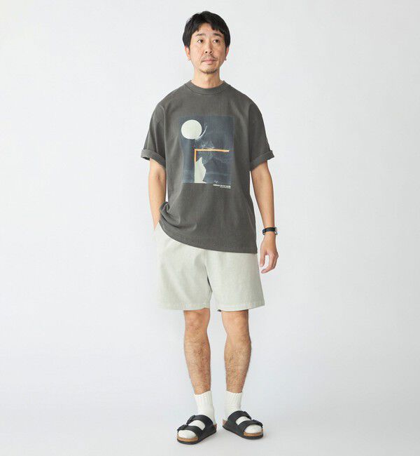 SHIPS「STUDIO BLANCHE: キリマンジャロ ワークス プリント Tシャツ」|Tシャツ・カットソー|