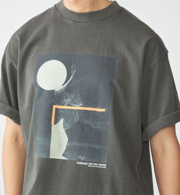 SHIPS「STUDIO BLANCHE: キリマンジャロ ワークス プリント Tシャツ」|Tシャツ・カットソー|