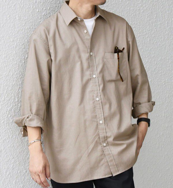SHIPS any「SHIPS any: コットン/リネン 7分袖 レギュラー シャツ◇◇」|シャツ・ブラウス|