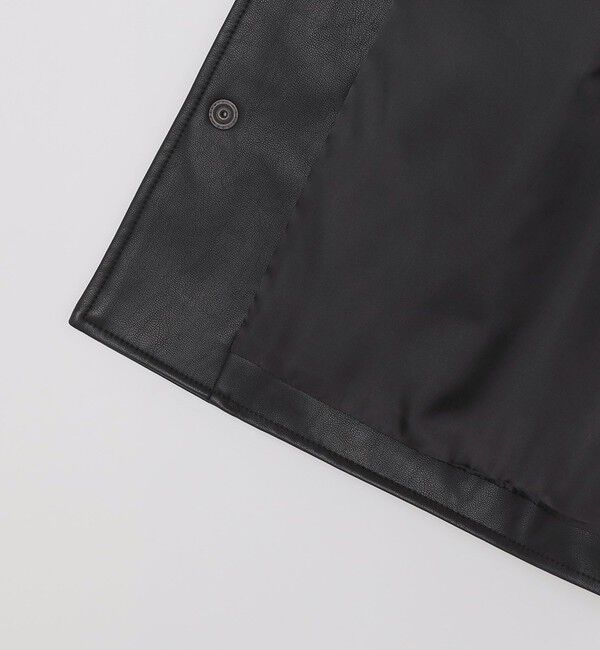 SHIPS「SHIPS: 合成皮革 コーチ ブルゾン」|ブルゾン・スタジャン|