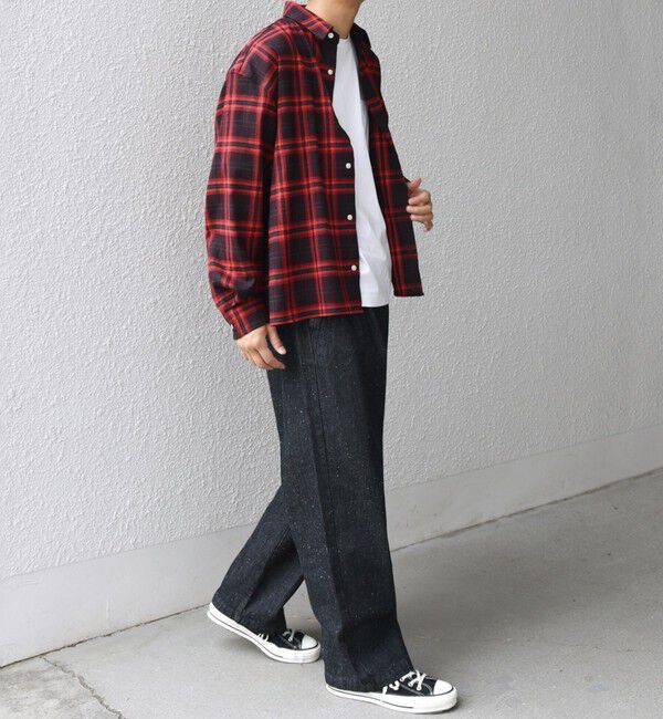 SHIPS any「SHIPS any:〈洗濯機可能〉トラッド チェックカラー ボックス ショート ネルシャツ◇」|シャツ・ブラウス|