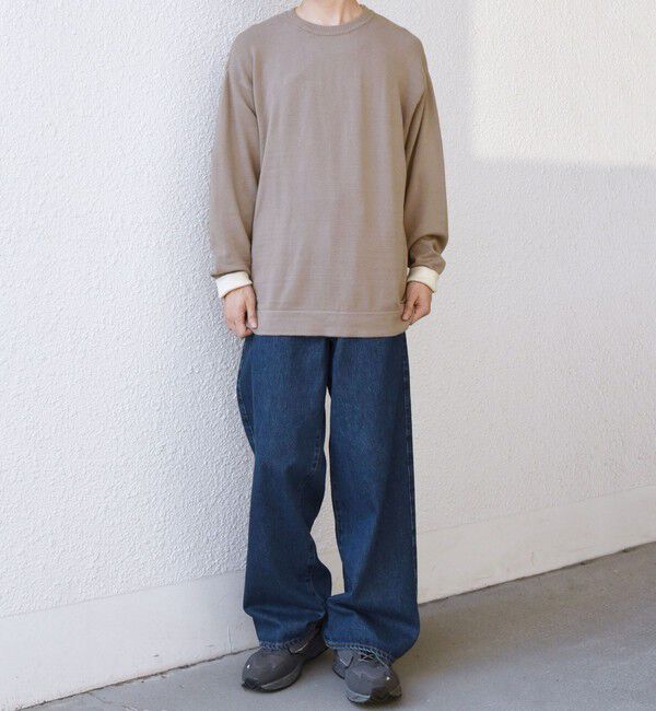 SHIPS any「SHIPS any:〈手洗い可能〉マシュマロ タッチ クルーネック ニット◇」|ニット・セーター|