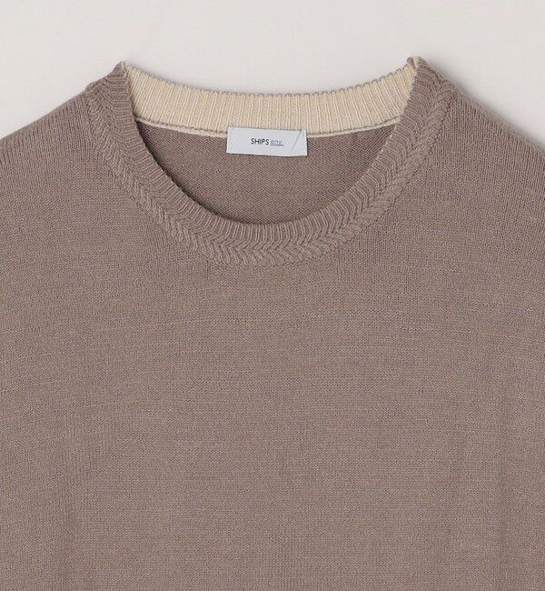 SHIPS any「SHIPS any:〈手洗い可能〉マシュマロ タッチ クルーネック ニット◇」|ニット・セーター|